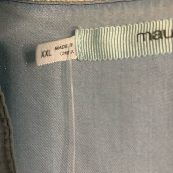 Chambray plus XXL shirt from Maurice’s ! Never worn still has tags - Picture 5 of 5